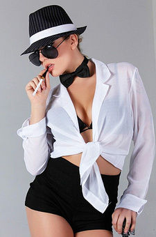 Sexy Blond Smoker